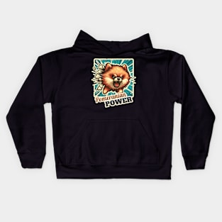 Pomeranian Angry Kids Hoodie